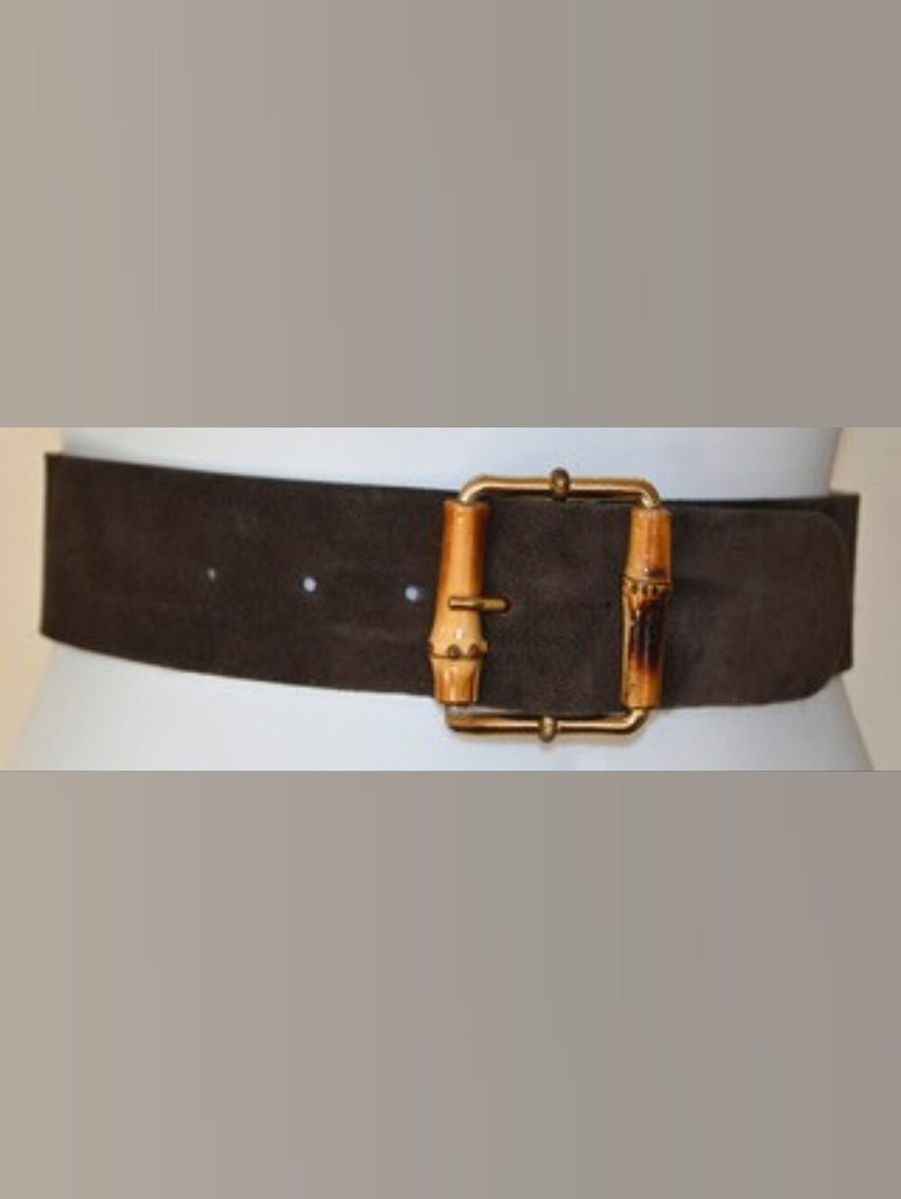 Doncaster Brown Leather Belt with Gold Buckle